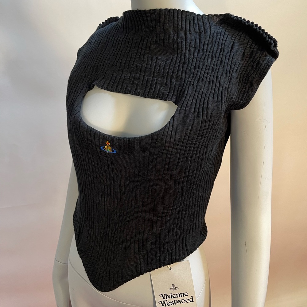 SOLD! Vivienne Westwood KATE CORSET BLK NWT IT40 - Picture 6 of 12